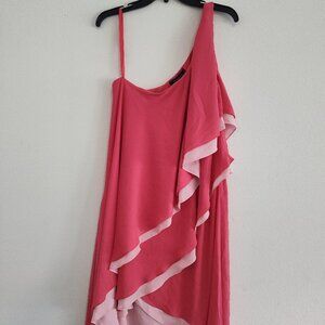 Spectacular BNWT BCBG MAX AZRIA sz 14 one shoulder dress
